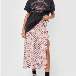 Nasty gal midi skirt